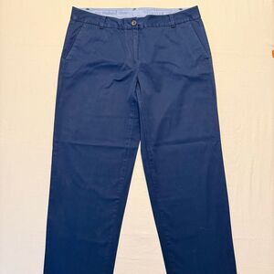 Talbots Weekend Chino Pants | Navy Blue | Women’s Size 8 | Classic Flat Front St